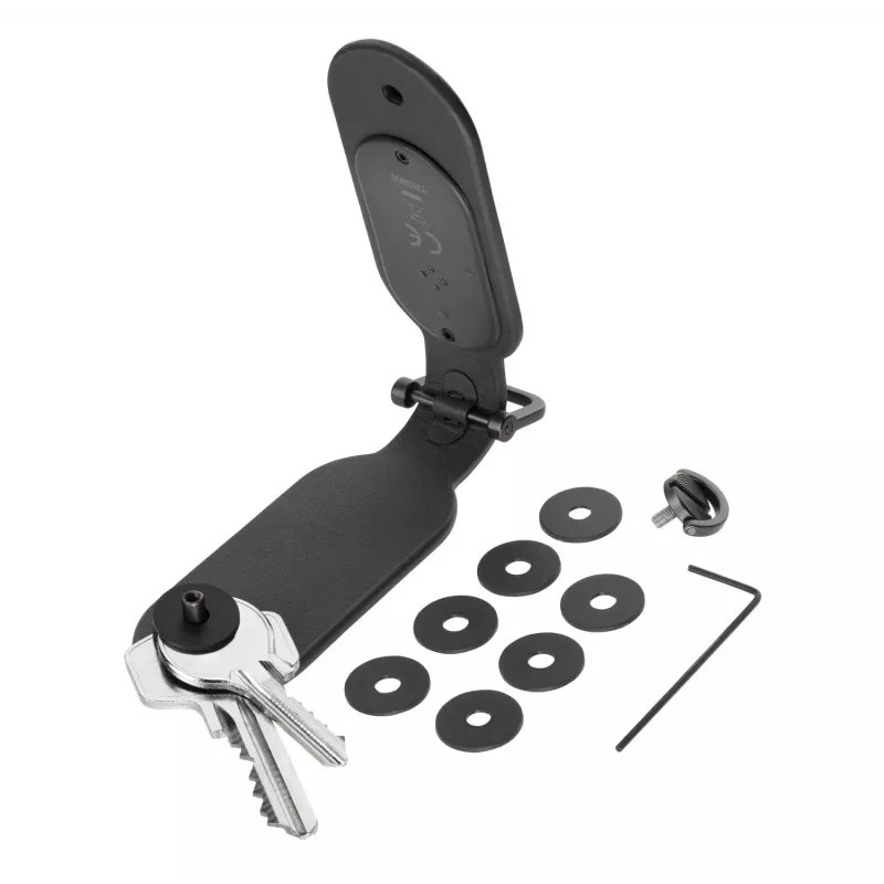 TROIKA TRACK & FIND KEY ORGANIZER (KR26-30/BK) – išmanusis raktų organizatorius su Bluetooth ieškikliu, juodas