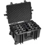B&W Outdoor Case Type 6800 kietas dėklas su pertvarų sistema, juodas