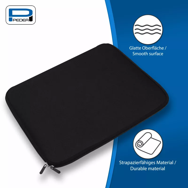 PEDEA Notebook Sleeve 14,1 colio (35,8 cm), juoda