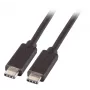 EFB USB 3.2 Gen 1 SuperSpeed kabelis, USB-C kištukas – USB-C kištukas, 3A, 5Gbps, 2m, juodas