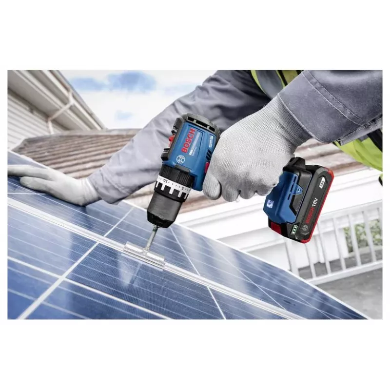 Bosch GSB 18V-52 akumuliatorinis smūginis gręžtuvas-suktuvas su L-BOXX (06019S0121)