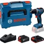 BOSCH GSR18V-52 belaidis sukamasis gręžtuvas su 2 akumuliatoriais 18 V 4,0 Ah ir 2,0 Ah L-BOXX dėkle (mažmeninė prekyba)