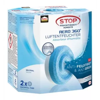 Pattex 9H PLAN2 Dehumidifier Refill 2 x 450g, skirti AERO 360° sistemoms