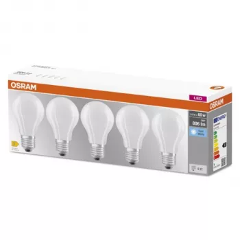 OSRAM LED BASE Classic 5er Set E27 6,5W Warm White