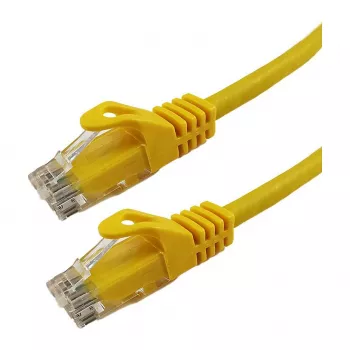 Grafenthal Patch Cable Cat6a U/UTP CU LSZH 0,25m Yellow