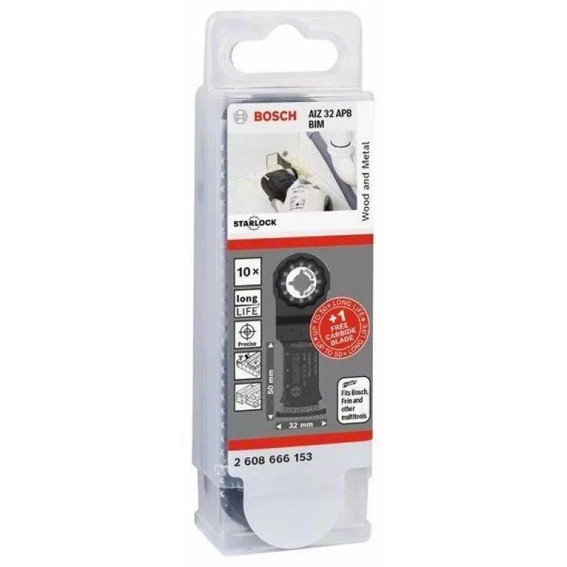 Bosch Starlock AIZ 32 APB + AIZ 32 APIT Multi-Tool Blade Set, 11 Pieces
