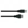 kabelmeister Alcasa UK30P-ASA-050S USB 3.0 prailginimo kabelis, USB-A kištukas į USB-A lizdą, 5 m, juodas