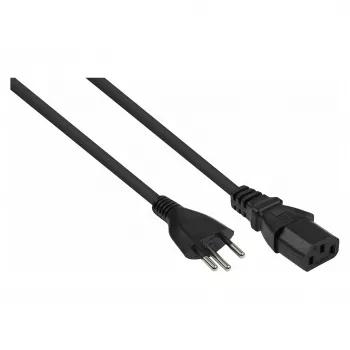 Kabelmeister Swiss Power Cord Type J SEV 1011 to IEC C13 Black 1,8m