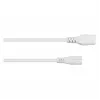 Kabelmeister Euro Extension Cable C8 to C7 White - 2m Power Extension Cable