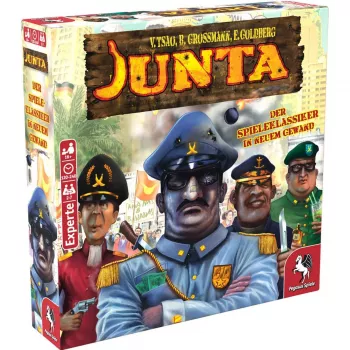 Pegasus Spiele Junta Stalo Žaidimas – Strategija, Blefavimas, Derybos – Nuo 16 m. – 4–7 Žaidėjai – 120–240 min
