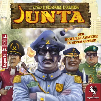 Pegasus Spiele Junta Stalo Žaidimas – Strategija, Blefavimas, Derybos – Nuo 16 m. – 4–7 Žaidėjai – 120–240 min