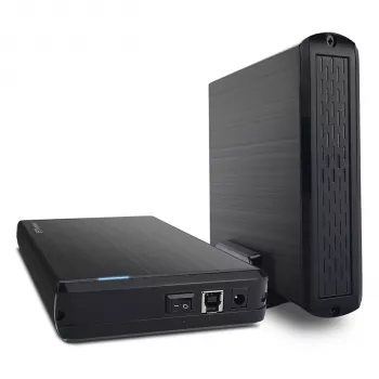 FANTEC DB-G35U3-6G Išorinis HDD korpusas 3,5 inch SATA USB 3.0 6G USB-B Aliuminis Juodas (2582)