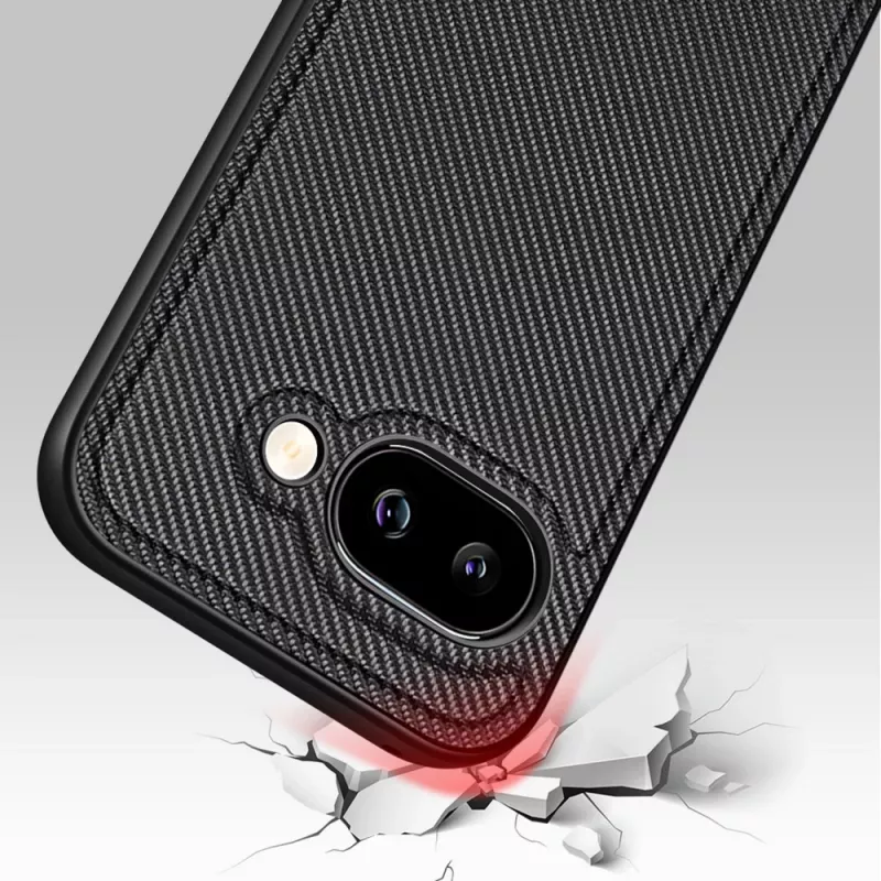 Nevox StyleShell NYLO dėklas, skirtas Google Pixel 10a, juodas