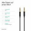 ShiverPeaks Audio 3,5mm Jack Cable Mini Jack - 1,5m - Juoda