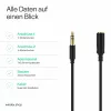 ShiverPeaks Audio 3,5mm Jack Cable Mini Flex 1,5m Black