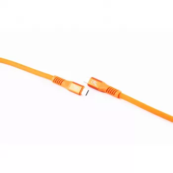SHIVERPEAKS Flexline USB-C kabelis USB 3.2 240W Oranžinis