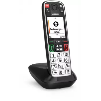 Gigaset EASY 500 laidinis stacionarusis telefonas juodas/sidabrinis