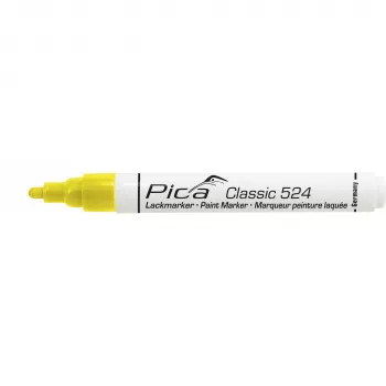 „Pica Classic“ pramoninis dažų žymeklis, 2–4 mm kulkos formos antgalis, geltona