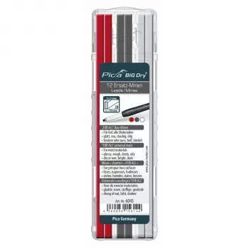 Pica BIG DRY Refills FOR ALL Red/Graphite/White