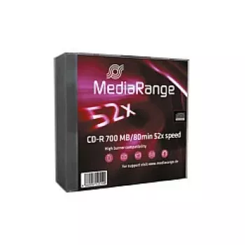 MediaRange CD-R 700MB 80min 52x – 100 diskų verpstė