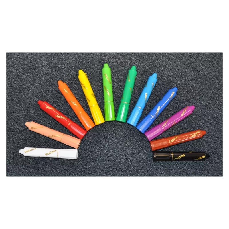Malinos Wax Crayons Magic Drawing 12 spalvų 3+
