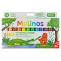 Malinos Wax Crayons Magic Drawing 12 spalvų 3+