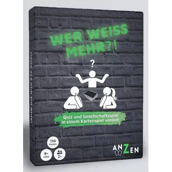 ANZEN - WER WEISS MEHR?! – Kortų žaidimas