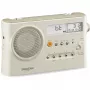 Sangean PR-D4 BT nešiojamas AM/FM radijas su Bluetooth – pastelinės kreminės spalvos