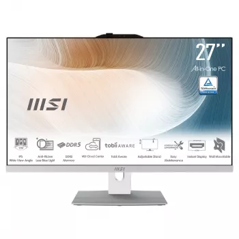MSI Modern AM272P 1M-1428AT 27 colių „All-in-One“ kompiuteris, Full HD, 16GB RAM, 512GB SSD, Windows 11 Pro