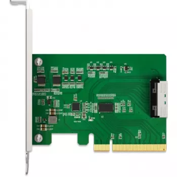 ICY DOCK EXLink MB409A5 MCIO 8i (SFF-TA-1016) į PCIe 5.0 x8 adapteris su redriver