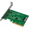 ICY DOCK EXLink MB409A5 MCIO 8i (SFF-TA-1016) į PCIe 5.0 x8 adapteris su redriver
