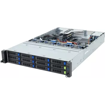 GIGABYTE R263-Z37-AAH2 Rev. 3.x 2U Rack Server Barebone – vienas lizdas SP3 – AMD EPYC