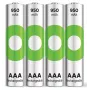 GP ReCyko Micro AAA NiMH įkraunama baterija 950 mAh 1,2 V, 4 vnt. pakuotė (GPRCK95AAA105C4)