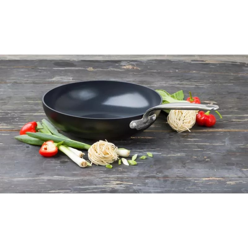 GreenPan Barcelona Pro Wok 28 cm Black