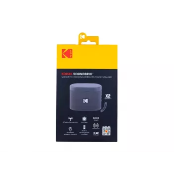 Kodak SoundBrix Wireless Stack Speaker (Treble Gray), 2 vnt.
