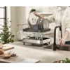 Joseph Joseph Excel Stainless Steel 2-Tier Expandable Dish Rack - Grey