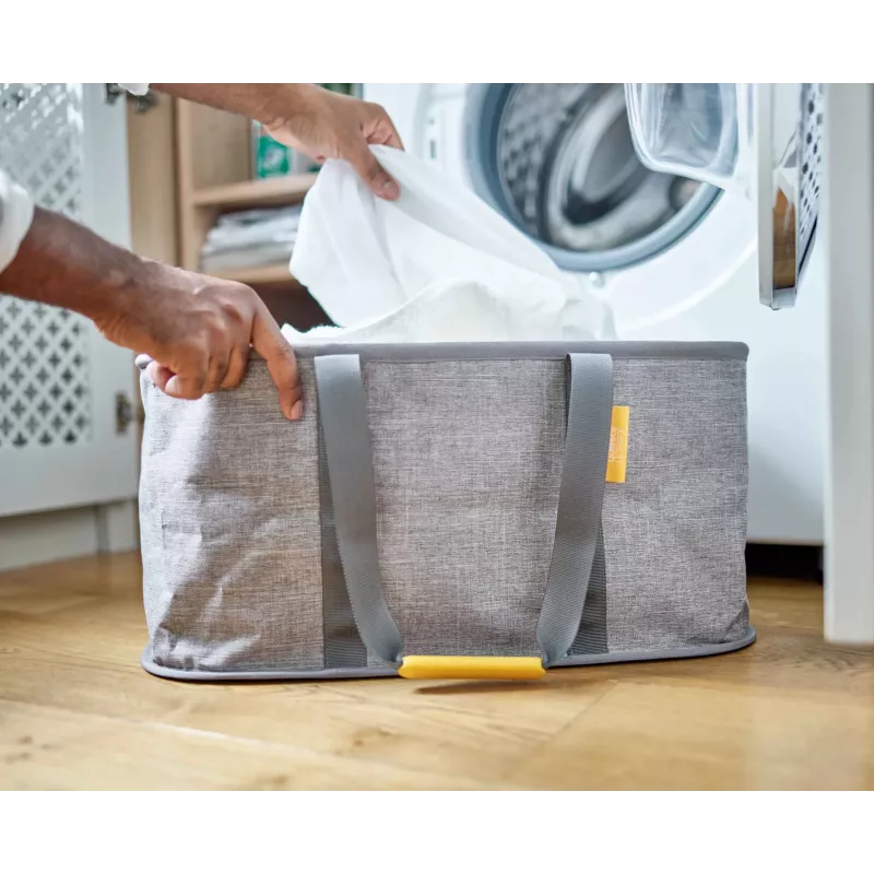 Joseph Joseph Hold-All Grey Collapsible 35L Laundry Basket