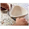 Joseph Joseph Droplet didelis kiaurasamtis su sulankstomomis rankenomis, baltos spalvos (1000007)