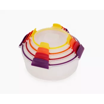 Joseph Joseph Nest Lock 4 vnt. apvalių maisto indų rinkinys