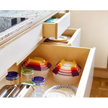 Joseph Joseph Nest Lock 4 vnt. apvalių maisto indų rinkinys