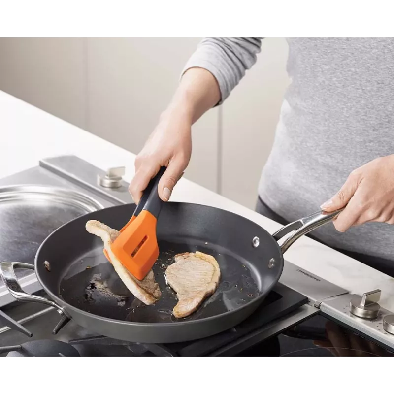 Joseph Joseph pilkos spalvos virtuvinės žnyplės Turner Tongs 10142