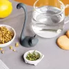 OTOTO Louie Cat Loose Leaf Tea Infuser - Grey Silicone