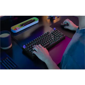 Logitech G316 X 98 Tenkeyless Mechaninė Žaidimų Klaviatūra - LIGHTSPEED Belaidis - GX Brown Tactile - Juoda - Vokiškas Išdėstymas