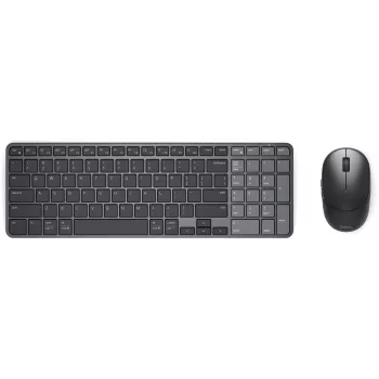 „Dell Pro 7“ belaidis kompaktiškas klaviatūros ir pelės rinkinys KM746 (juoda, vokiškas išdėstymas)