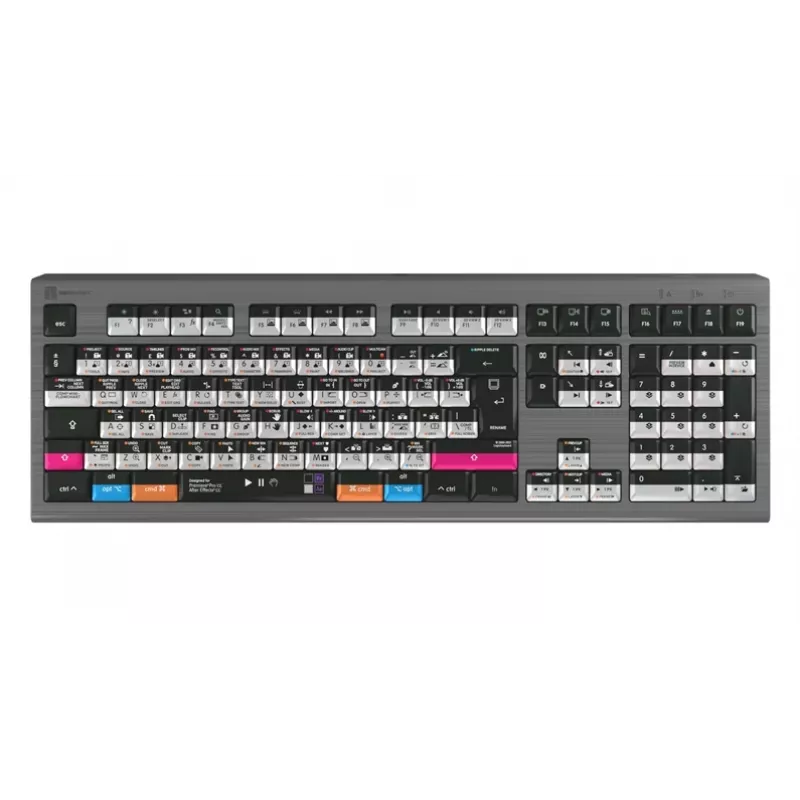 Logickeyboard Adobe Filmmaker Astra 2 UK Mac Keyboard