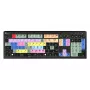 Logickeyboard LKB-EDIUS-A2PC-DE Full Size (100%) USB Scissor-Switch Keyboard QWERTZ Black