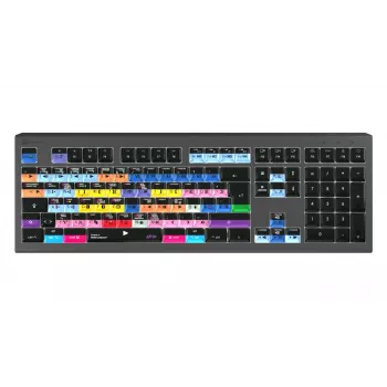 Logickeyboard Avid Media Composer Astra 2 Pro DE Mac redagavimo klaviatūra (vokiškas išdėstymas, foninis apšvietimas, USB)