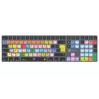 LogicKeyboard Apple Logic Pro X2 Titan FR (Mac) – prancūziškas AZERTY laidas su foniniu apšvietimu