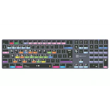 Logickeyboard FL Studio TITAN Klaviatūra, skirta Mac, laidinė USB, juoda su spalvotais klavišais