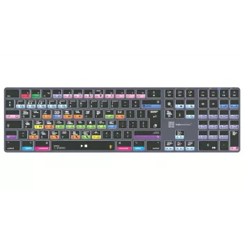 Logickeyboard FL Studio TITAN Klaviatūra, skirta Mac, laidinė USB, juoda su spalvotais klavišais